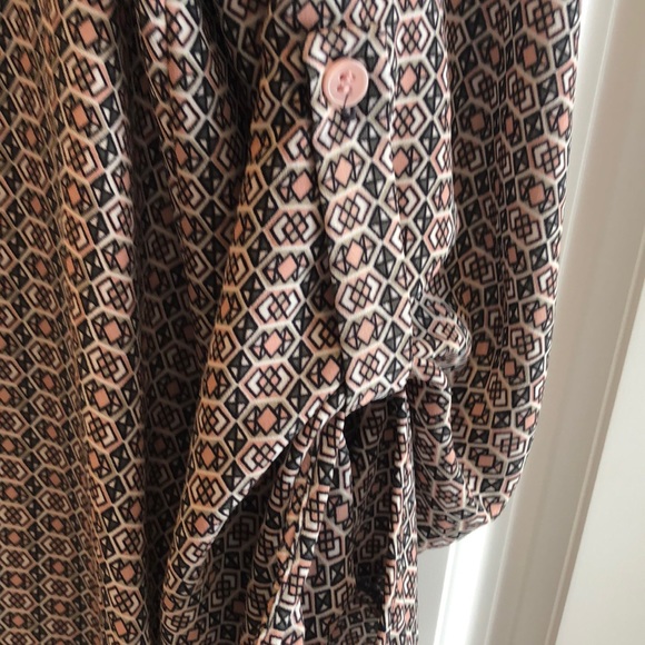 💕Pleione Elegantly Patterned Versatile Tunic Blouse - Picture 4 of 11